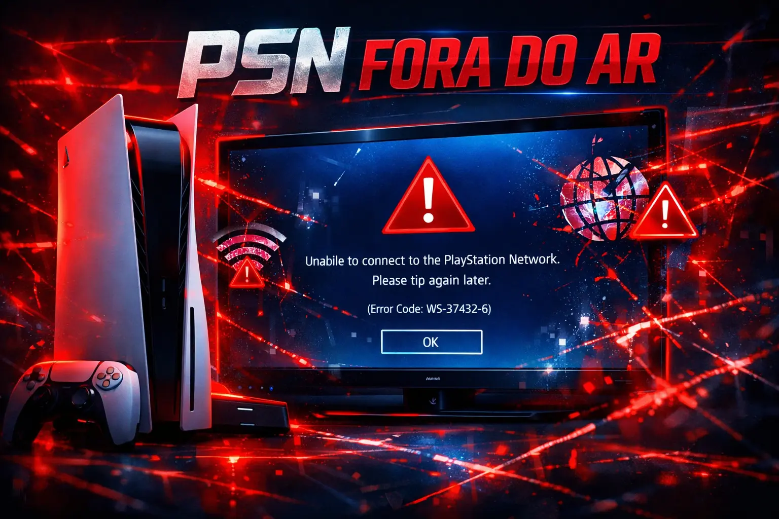 PSN Voltou a Funcionar? Tudo Sobre a Queda da PlayStation Network no Sábado, 21 de Março de 2026
