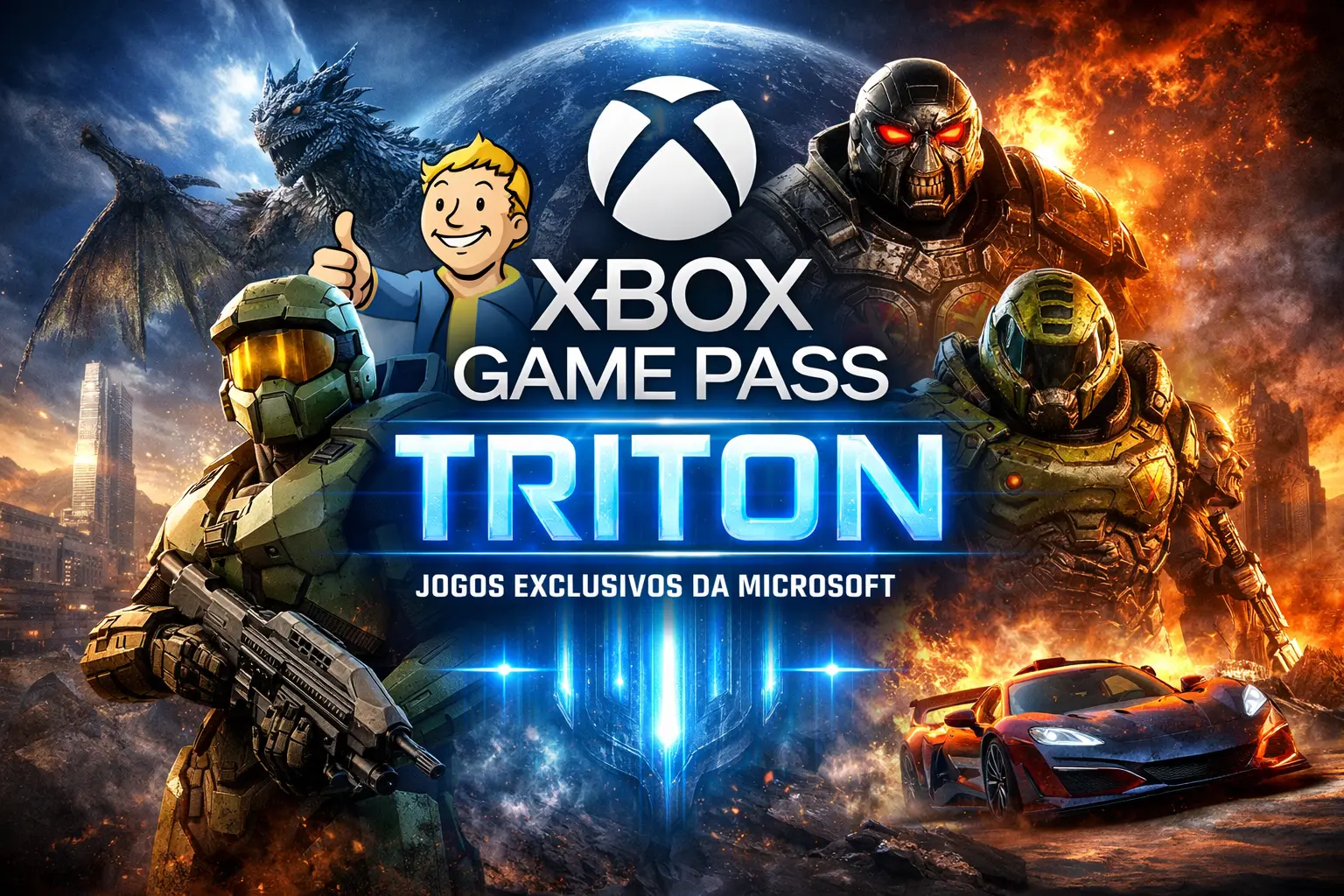 Xbox Game Pass TRITON: o Novo Plano com Jogos da Microsoft Pode Revolucionar o Mercado de Games?