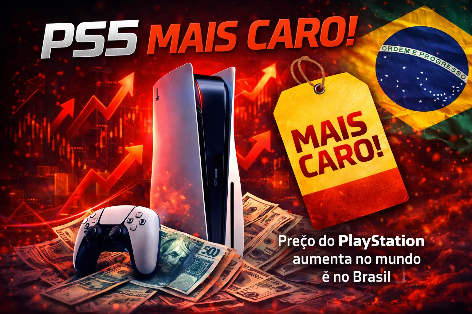 Qual é o preço do PS5 hoje? Sony aumenta preço do PlayStation no mundo e no Brasil